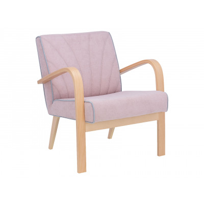 Кресло  Кресло для отдыха Шелл Натуральное дерево / Soro 61, шенилл