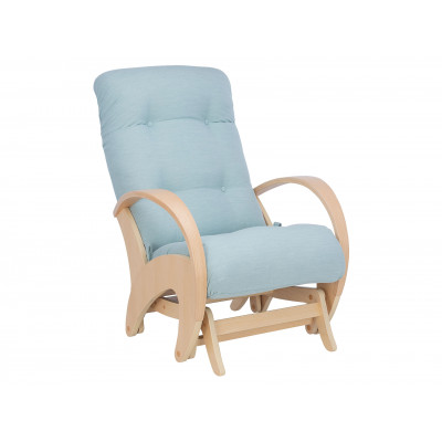 Кресло-качалка  Кресло-глайдер Эстель Melva 70, рогожка / Натуральное дерево