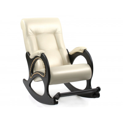 Кресло-качалка  Кресло-качалка Сиена КР 2 Венге, Oregon perlamutr 106, иск. кожа
