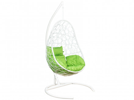 Подвесное кресло LESET Ажур Белый, ротанг / Зеленое яблоко, ткань в отделке Белый, ротанг / Зеленое яблоко, ткань по цене 18190 руб.