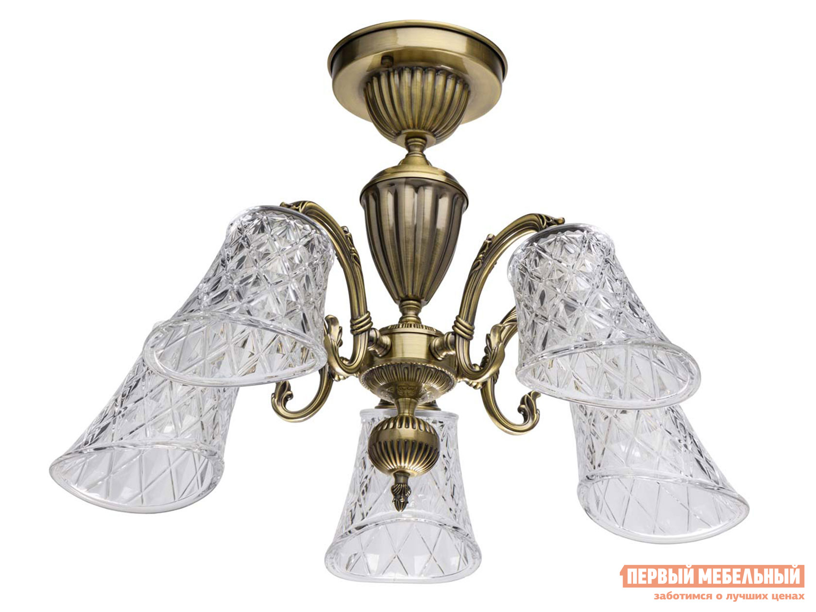 

Люстра 450019105 Ариадна Античная латунь, Золотой, 450019105 Ариадна Античная латунь
