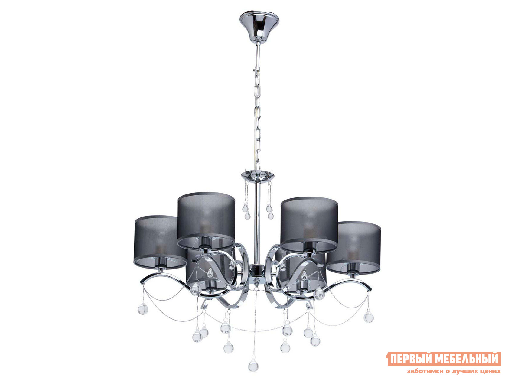 

Люстра 379019006 Федерика Хром, Серебряный, 379019006 Федерика Хром