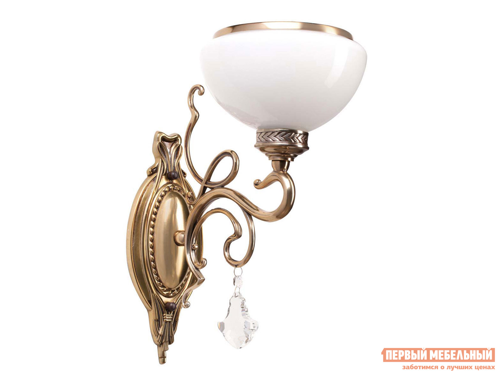 

Бра 481020401 Аманда Античная латунь / Белый, 481020401 Аманда Античная латунь / Белый