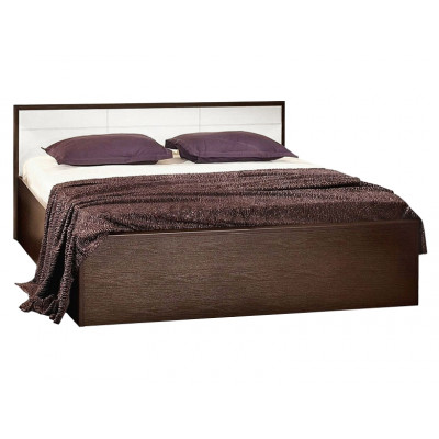 Двуспальная кровать  АМЕЛИ x Кровать (подъемный механизм) Венге / Винил кожа, Спальное место 1400 X 2000 мм