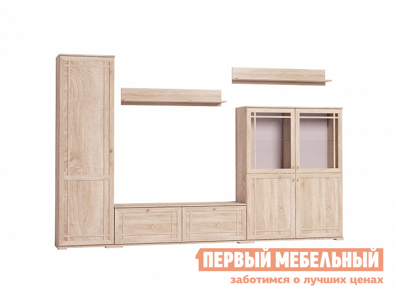 

Гостиная Шерлок Дуб Сонома, Молочный, Шерлок Дуб Сонома