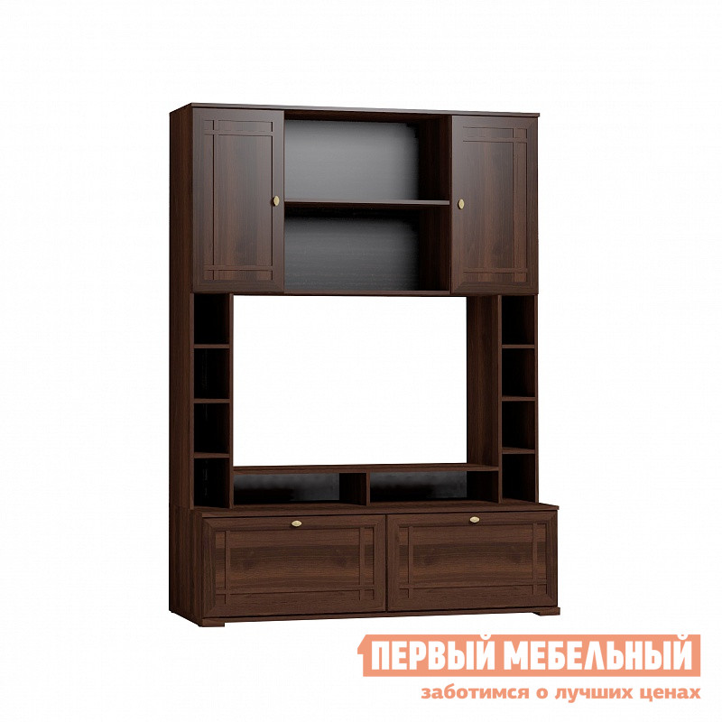 Классическая стенка в гостиную ТД Арника Sherlock 1 (гостиная) Шкаф МЦН
