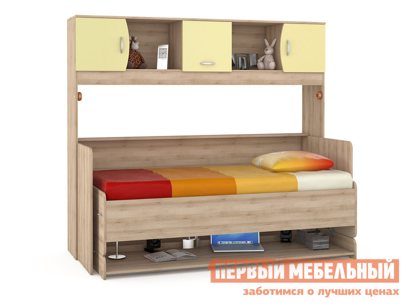 

Детская кровать Ника 428 Т Стол-кровать Бук песочный / Лимонный Сорбет, Желтый, Ника 428 Т Стол-кровать Бук песочный / Лимонный Сорбет