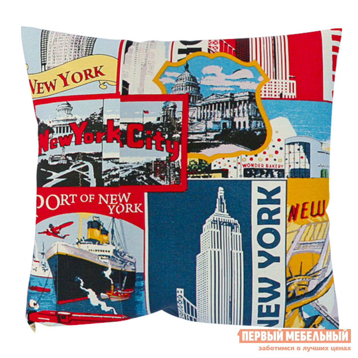 Декоративная подушка  New York Нью-Йорк DreamBag 91694
