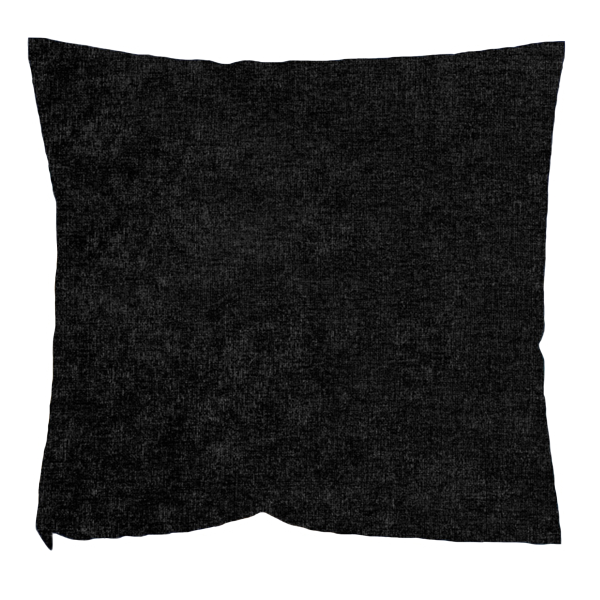 Декоративная подушка Черный Микровельвет Софт фото 1
