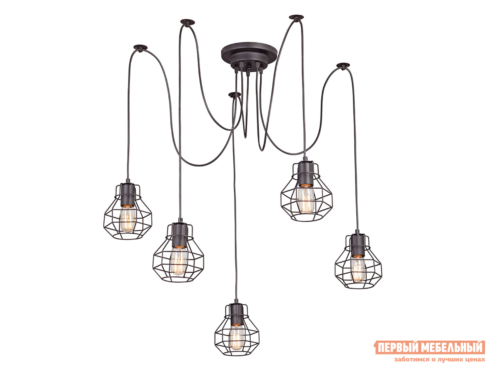 Люстра  V4884-1/5S Черный