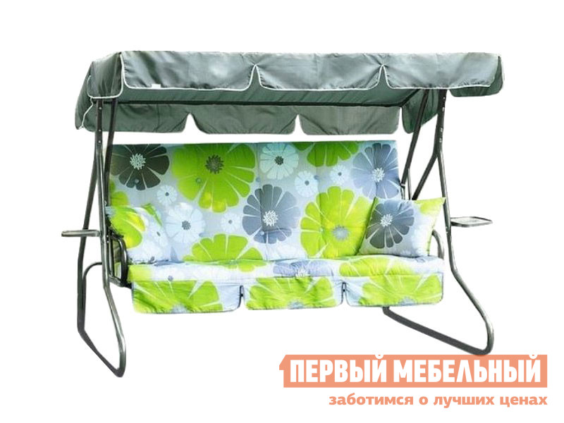 

Садовые качели Качели садовые 3-х местные Люкс 3 арт.с907 Желто-серые цветы, Серый, Качели садовые 3-х местные Люкс 3 арт.с907 Желто-серые цветы