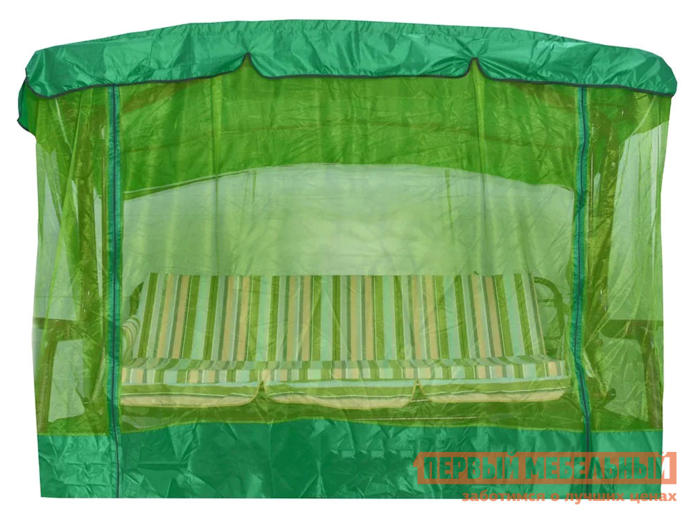 Аксессуары для качелей  Палермо с москитной сеткой Зеленый, полиэстер от Первый Мебельный
