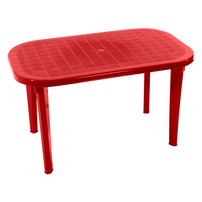 Пластиковый стол  Таити Красный, пластик