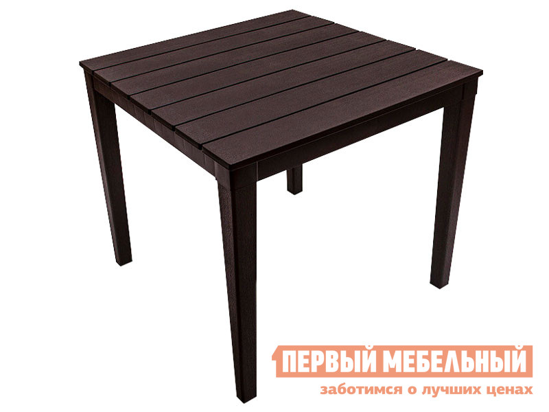 Пластиковый стол Первый Мебельный Прованс квадратный стол квадратный прованс 80x80х70см тёмно зелёный пластик