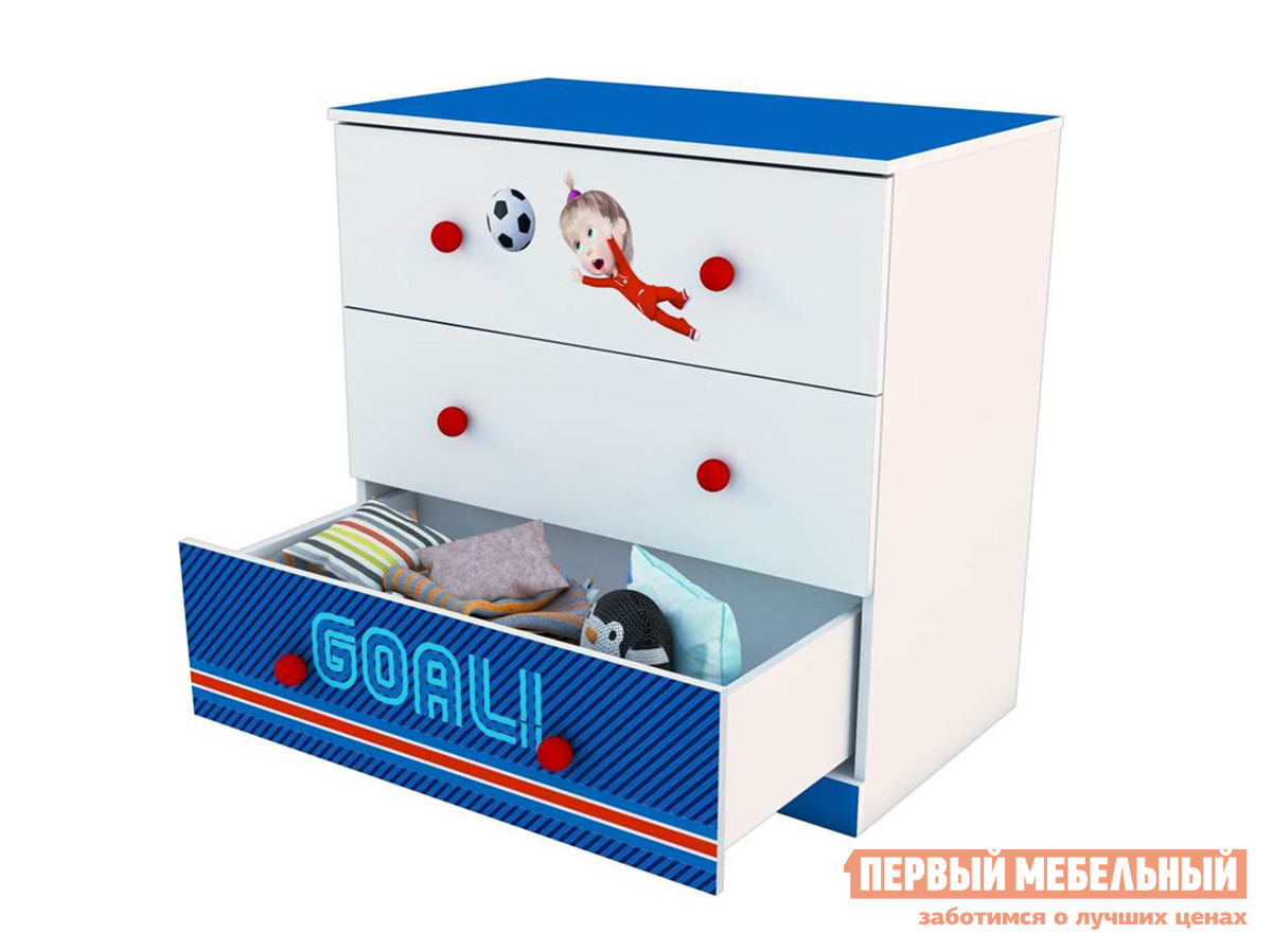 Комод детский ВПК Комод Polini kids Fun 3290 Маша и Медведь