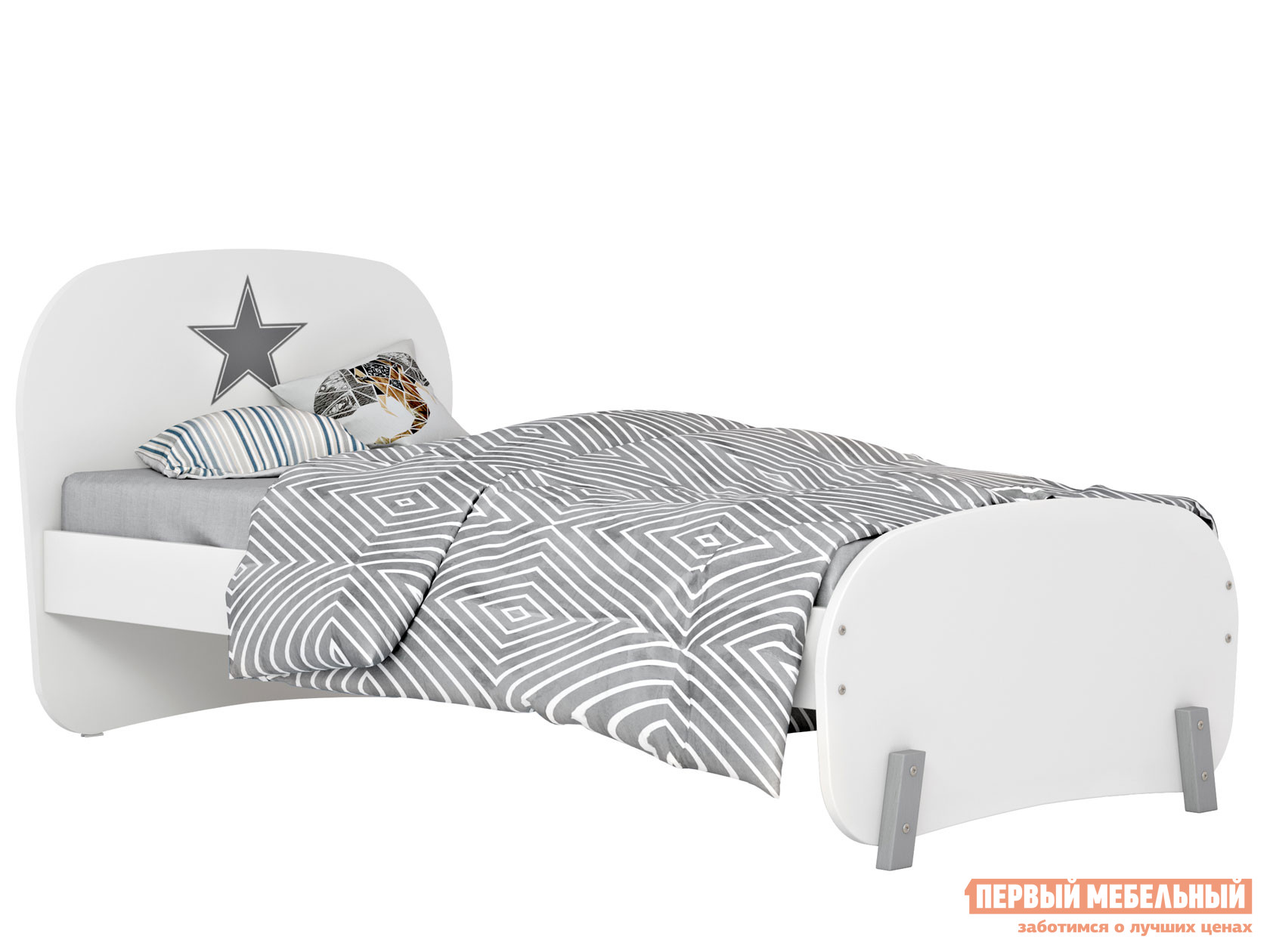 Детская кровать  Мирум Белый от Первый Мебельный