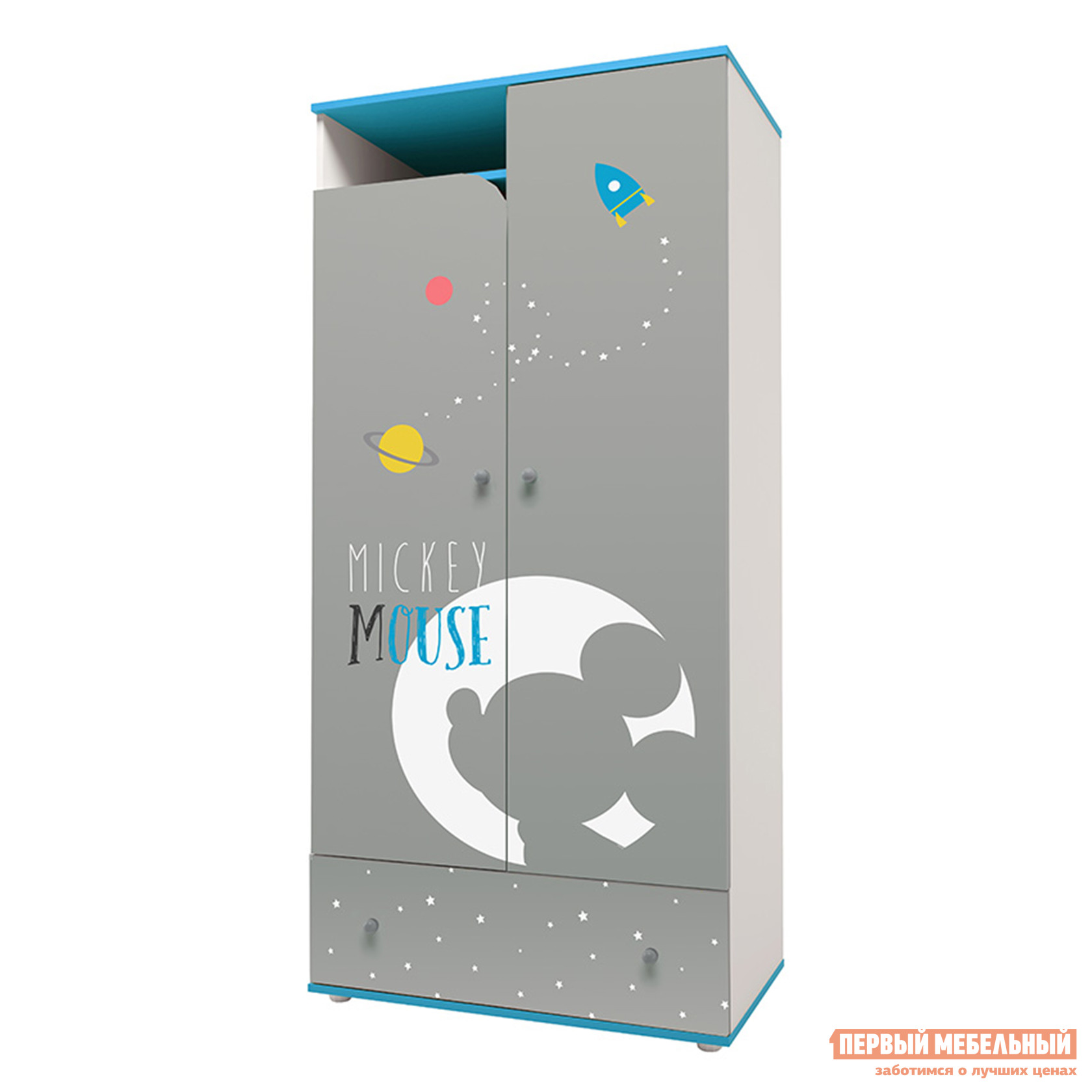 Шкаф детский ВПК Шкаф двухсекционный Polini kids Disney baby