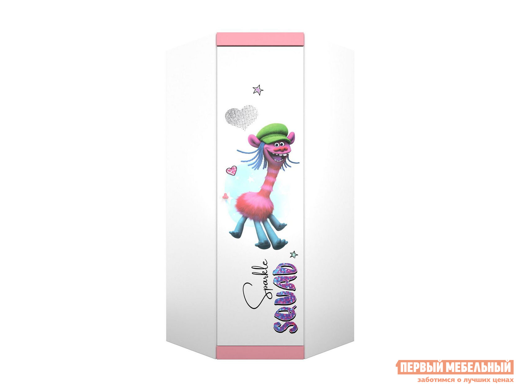 Шкаф детский угловой ВПК Шкаф угловой Polini kids Fun 1250 Тролли (0001934.74)