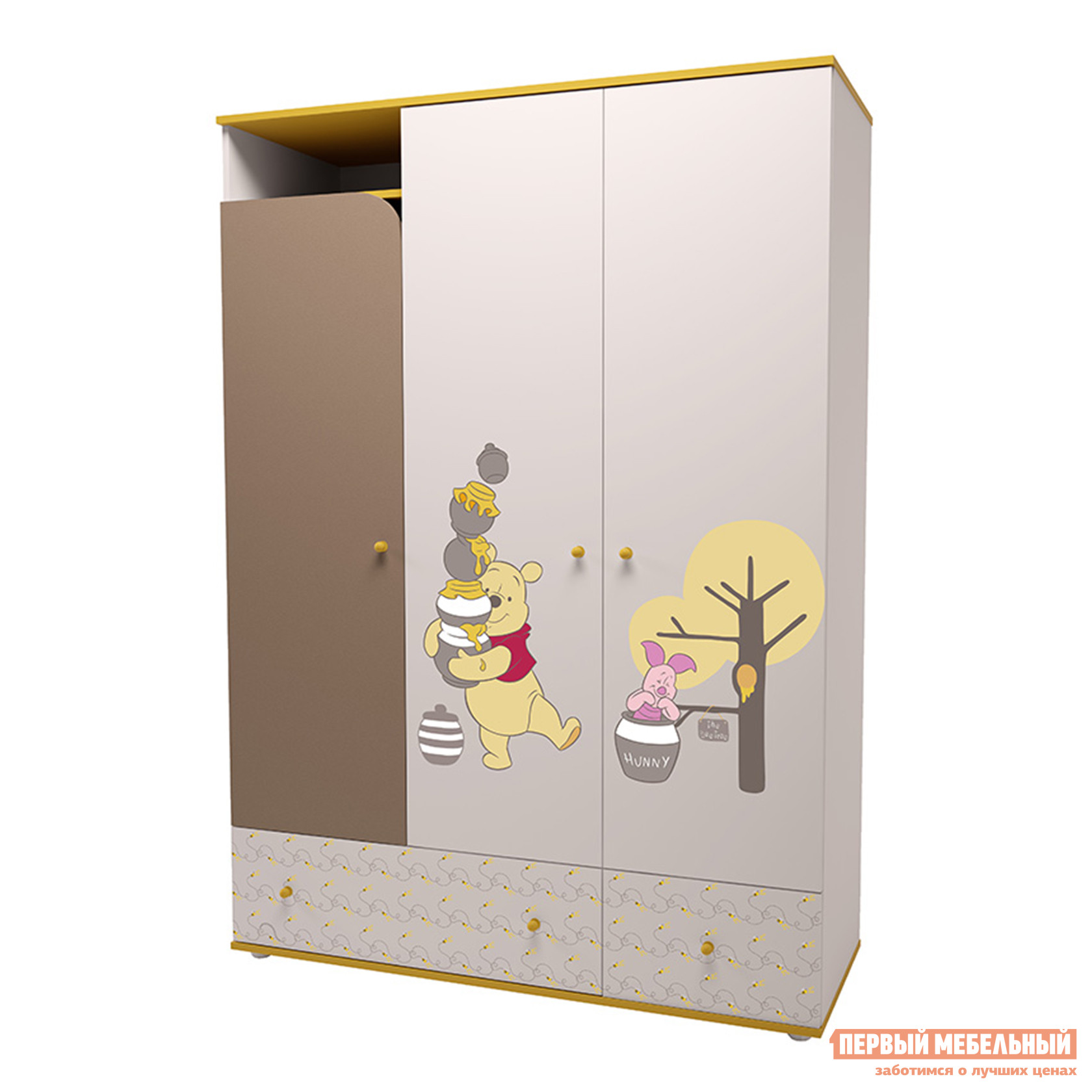 Шкаф детский ВПК Шкаф трехсекционный Polini kids Disney baby