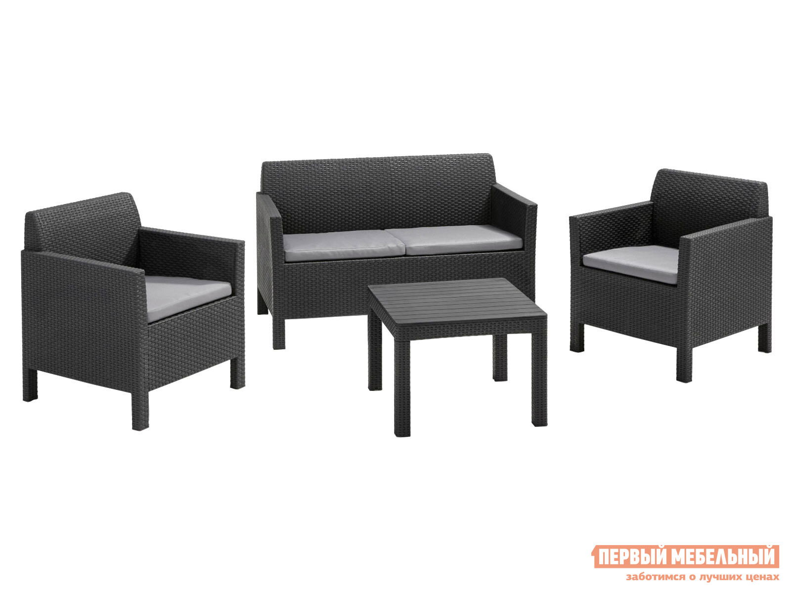 Комплект садовой мебели Keter 17202809 Комплект мебели Orlando set with small table комплект садовой мебели 4 1 t247a 1 y 282a
