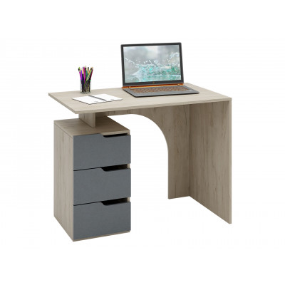 Письменный стол  Нейт-1 Дуб крафт / Серый