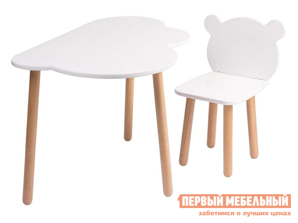 

Столик и стульчик Стол "OBLAKO TABLE" 91005 + Стул "MISHA CHAIR" 91008 Белый, Стол "OBLAKO TABLE" 91005 + Стул "MISHA CHAIR" 91008 Белый