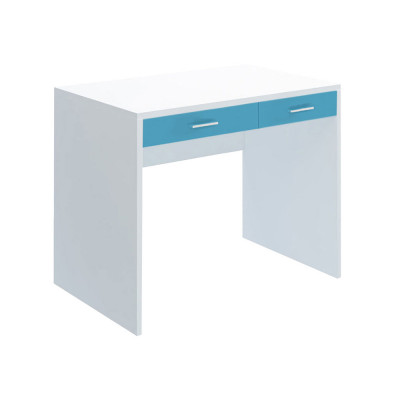 Письменный стол  СП-22С Белый жемчуг / Синий мрамор