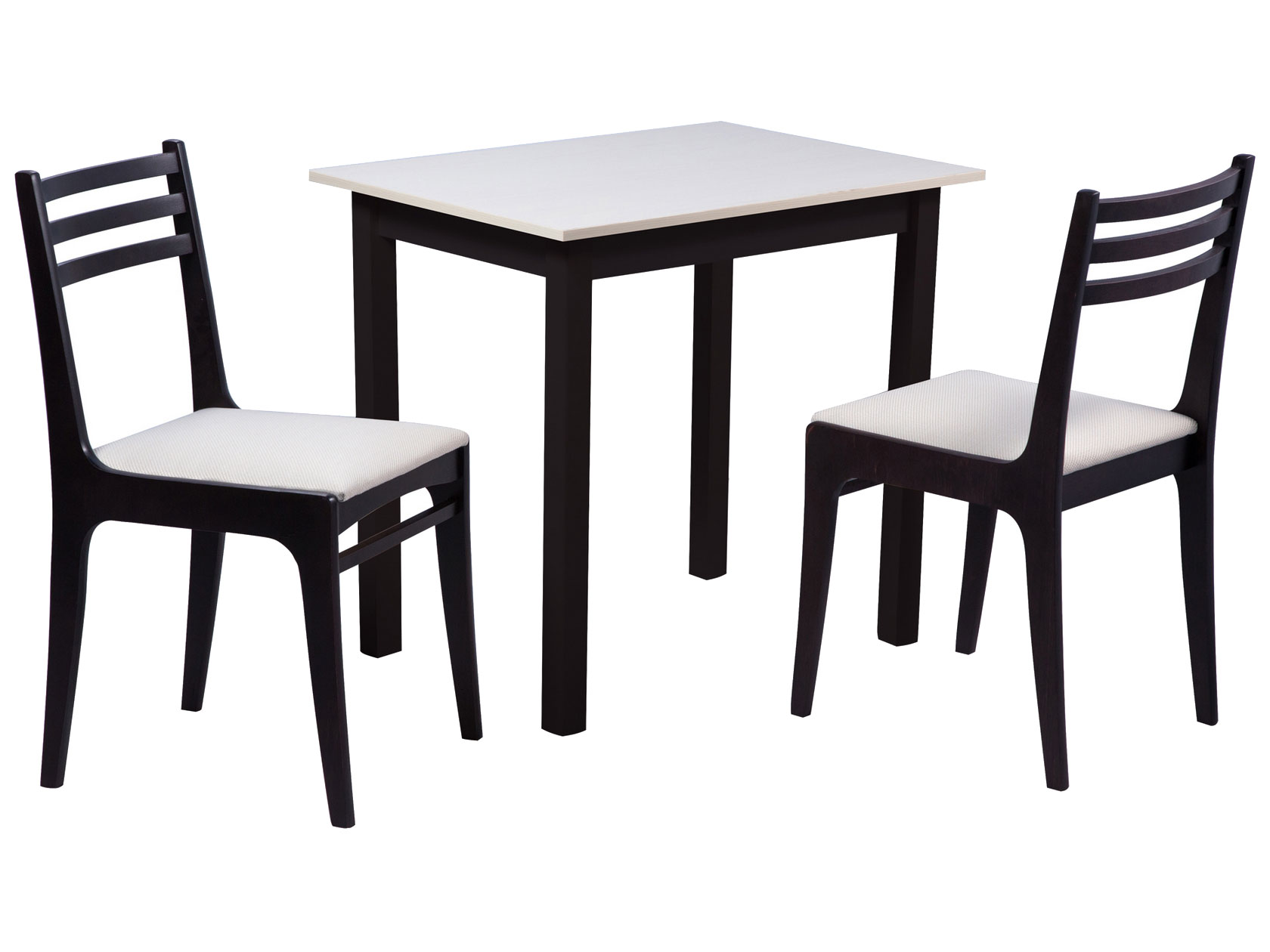 Обеденная группа для столовой и гостиной ЧМФ Обеденная группа Грис 2 Стол + 2 стула