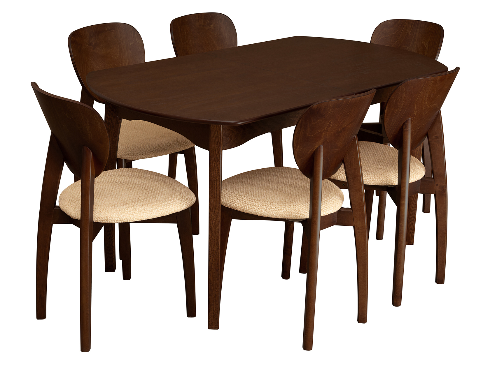 Обеденная группа для столовой и гостиной Таганрог Стол Модерн-2 + 6 стула Модерн