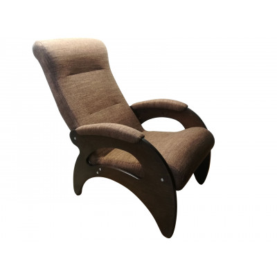 Кресло  Мария Темно-коричневый, рогожка / Темный орех