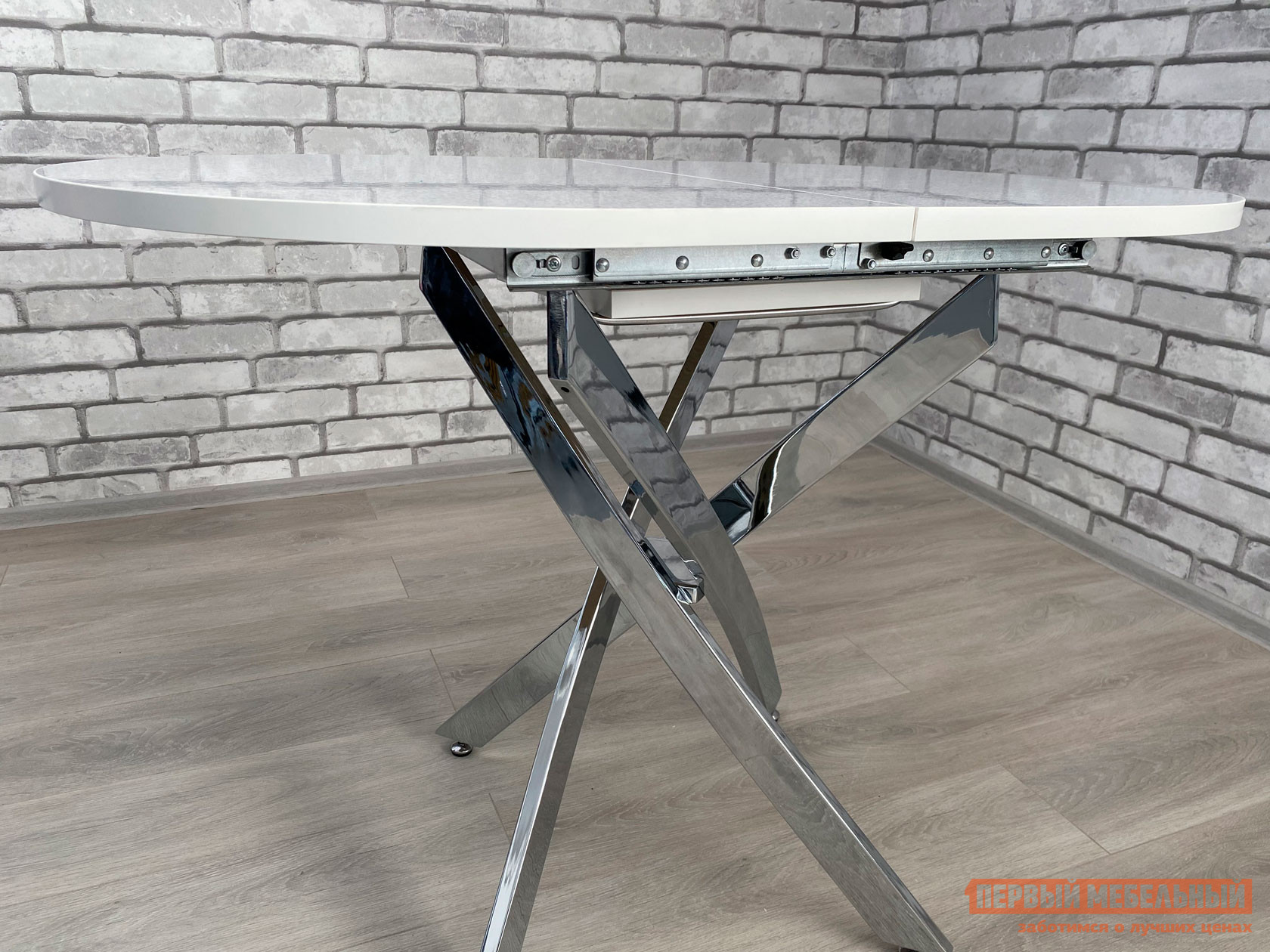 

Кухонный стол Стол Андромеда Андромеда, белый глянец, пластик / Хром, металл, Стол Андромеда Андромеда, белый глянец, пластик / Хром, металл, Большой