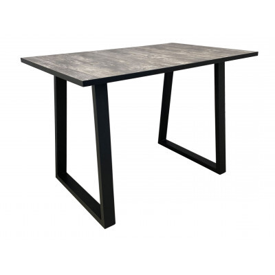 Кухонный стол  Стол Саен 10 Черный, металл / Кантри, пластик