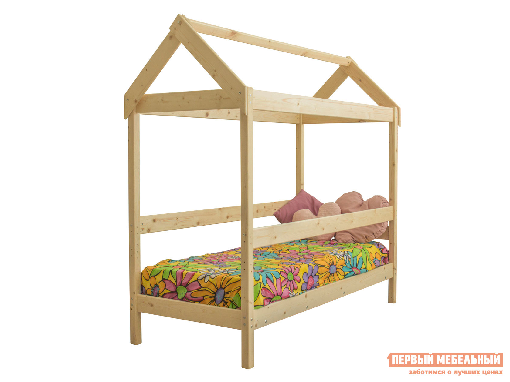 Детская кровать  Вингс Натуральный, 80х160 см от Первый Мебельный