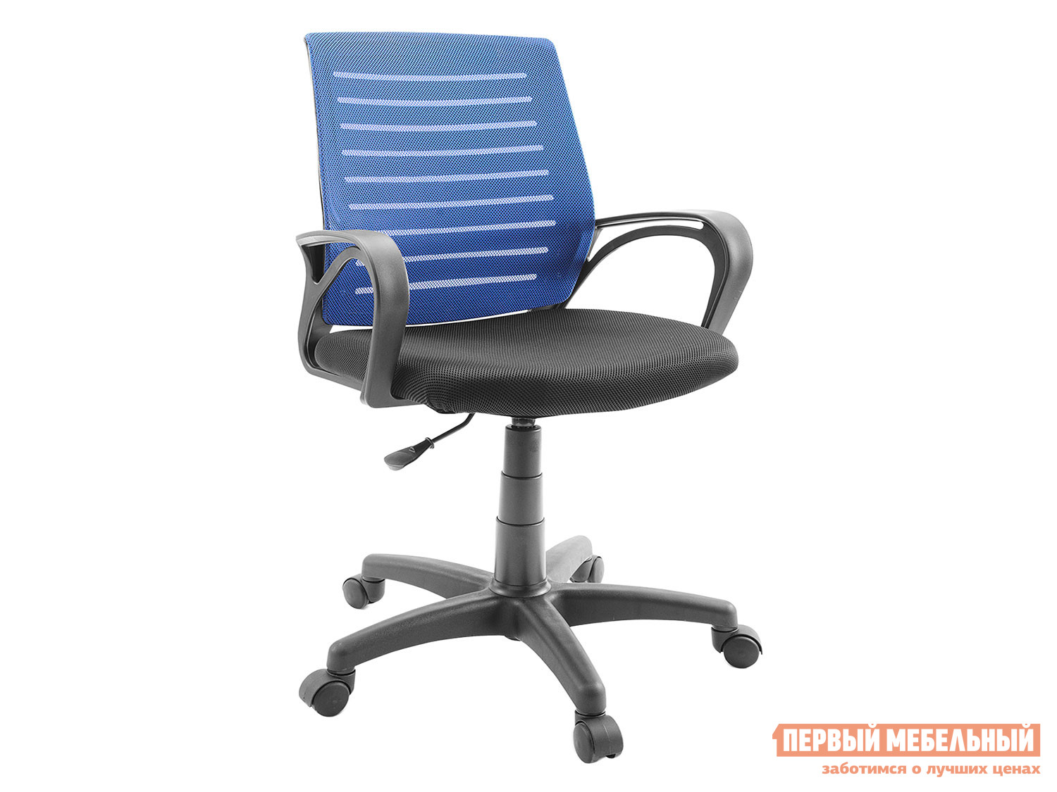 Офисное кресло  Кресло для персонала Ми-6 Dikline SN14 Синий, сетка TW
