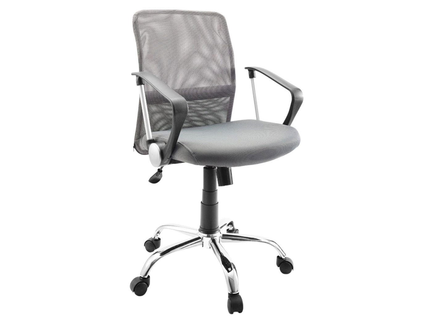Офисное кресло  Компьютерное кресло Dikline SN11 Серый, сетка TW