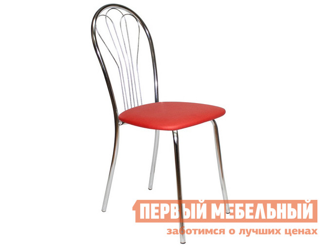 Стул Версаль Хром / Иск.кожа красная