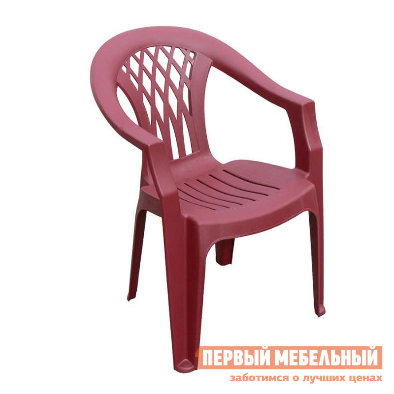 Фото Пластиковый стул ЛетоЛюкс Сильви Бордо. Купить с доставкой