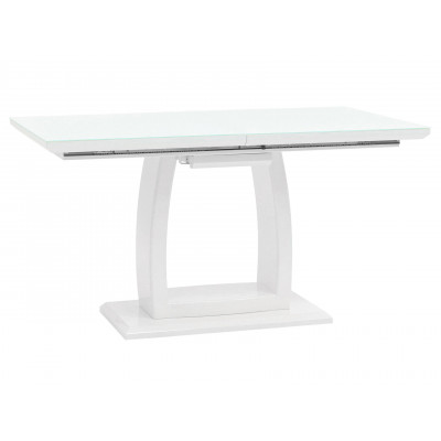 Кухонный стол  Стол обеденный Орлеан, раскладной ET-1621-140/160-HGW DUAL Белый, Малый