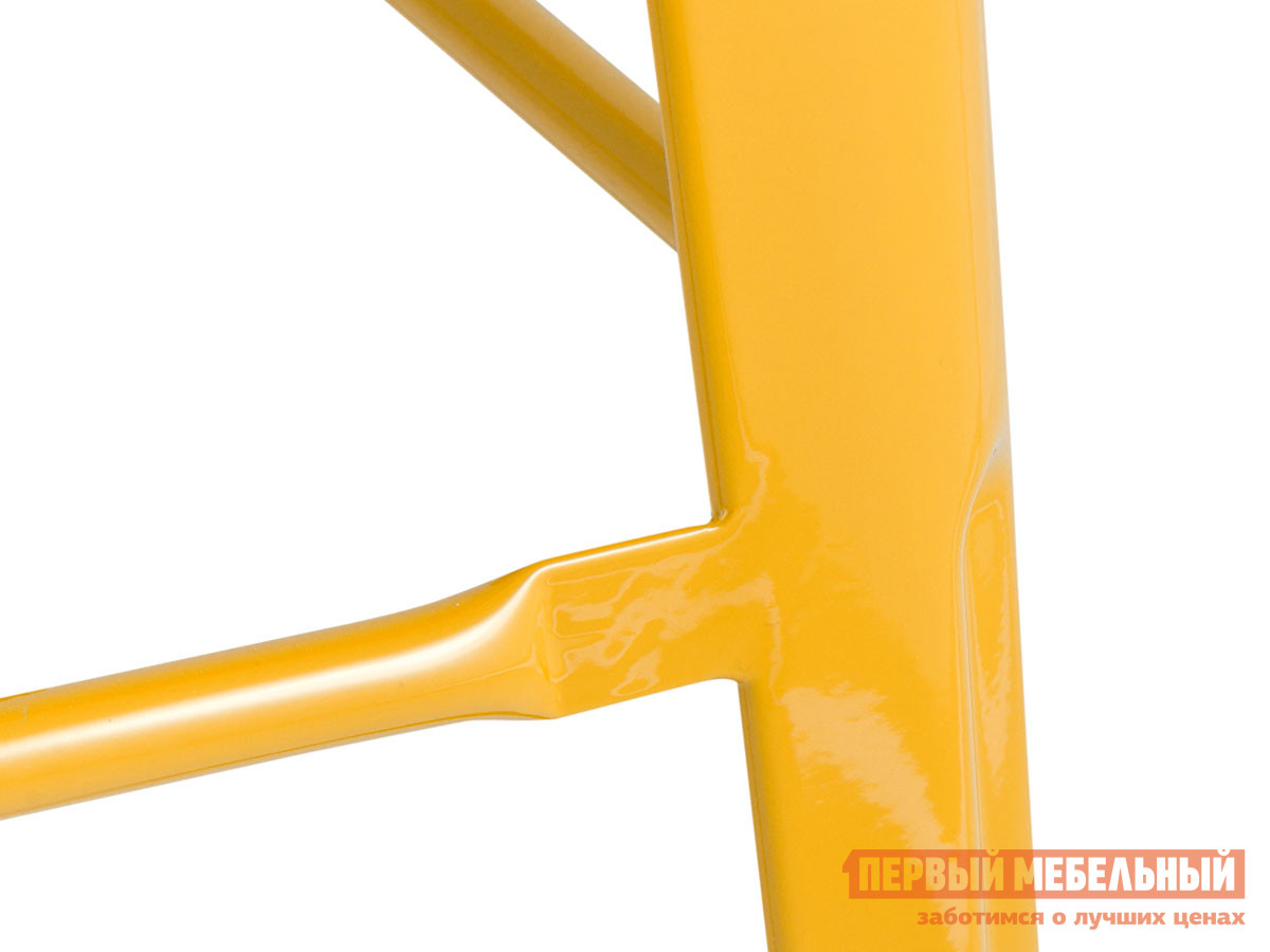 Барный стул  TOLIX Желтый глянцевый / Темное дерево от Первый Мебельный