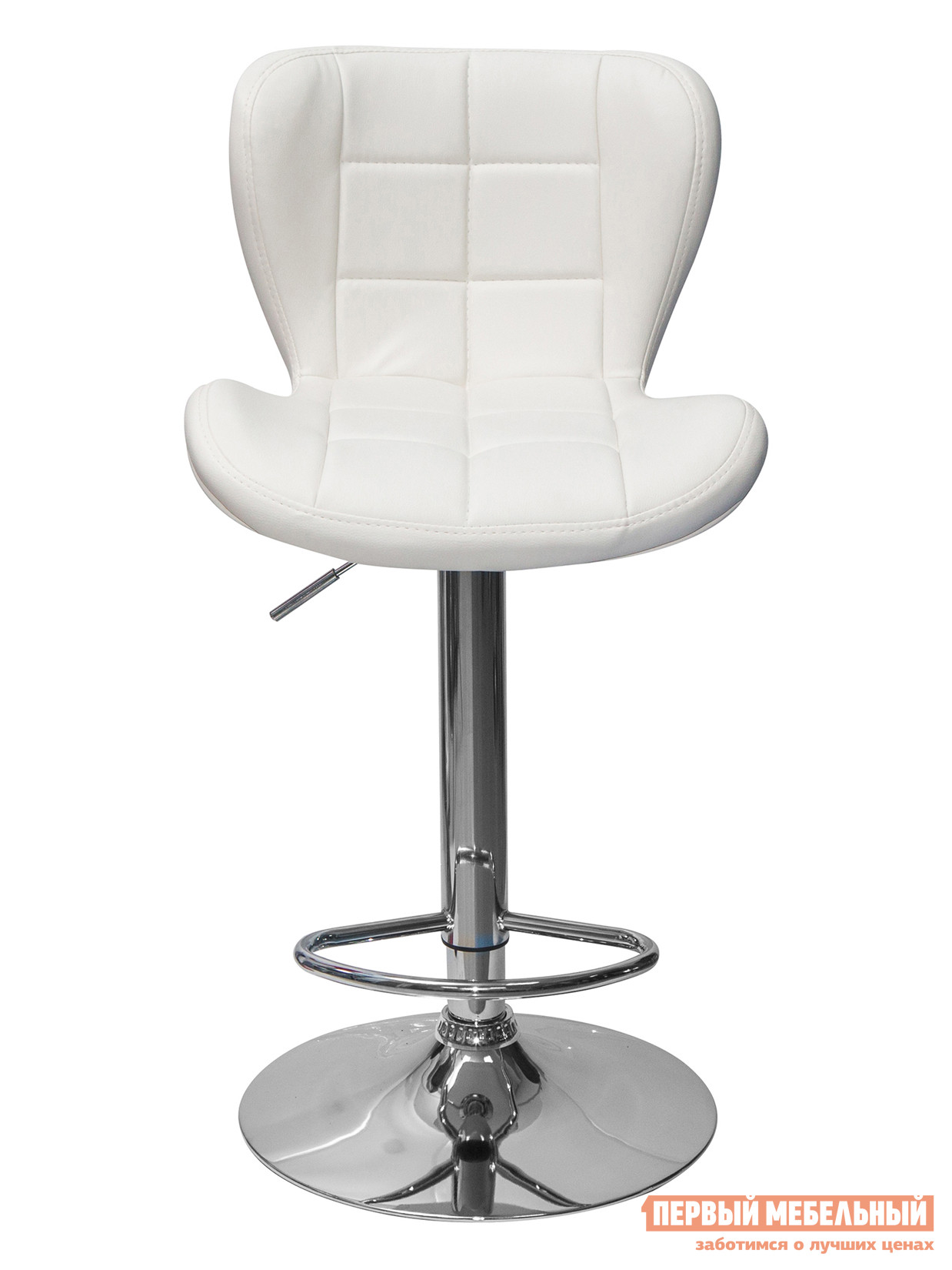 Барный стул  Порше Белый, экокожа от Первый Мебельный