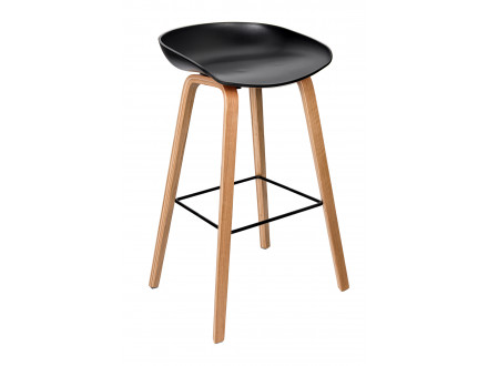 Пластиковый барный стул