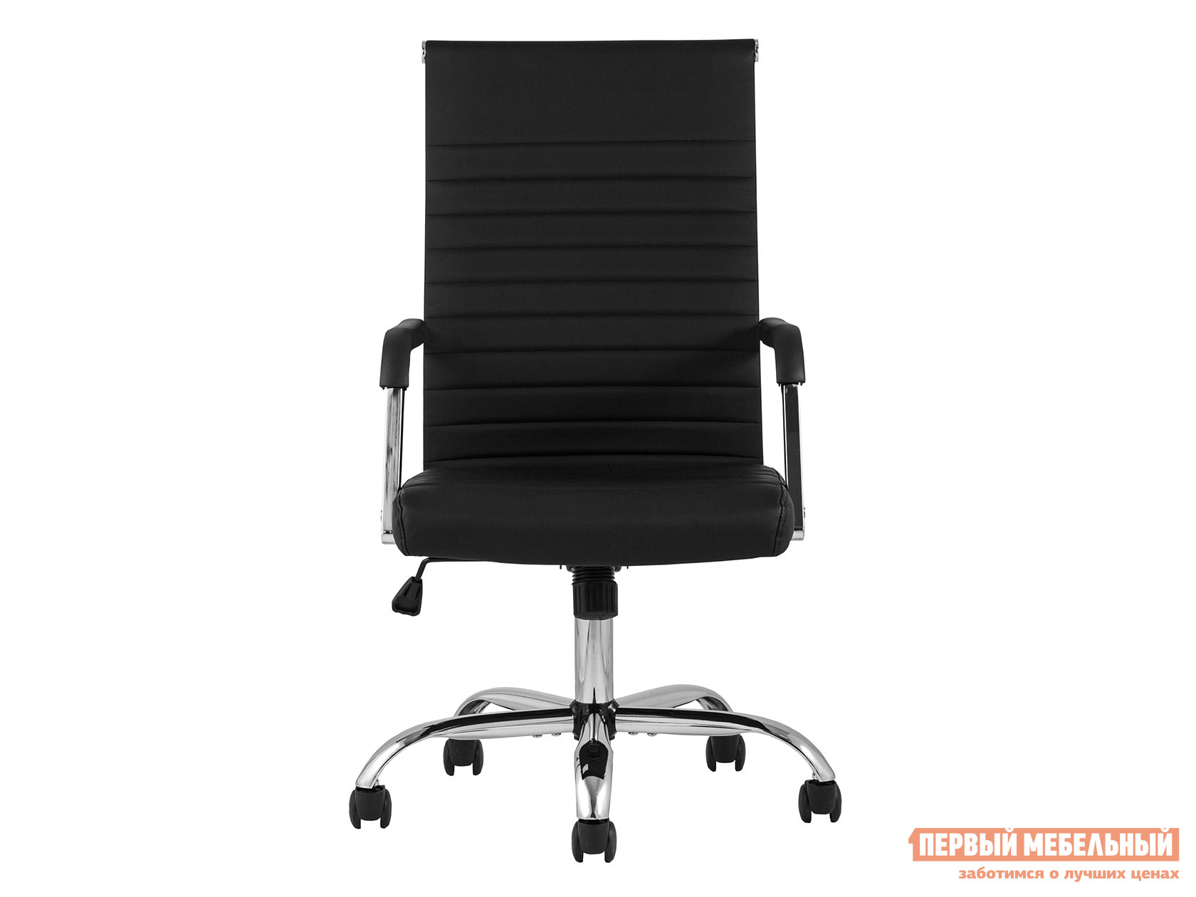 Офисное кресло  TopChairs Unit Черный, экокожа от Первый Мебельный