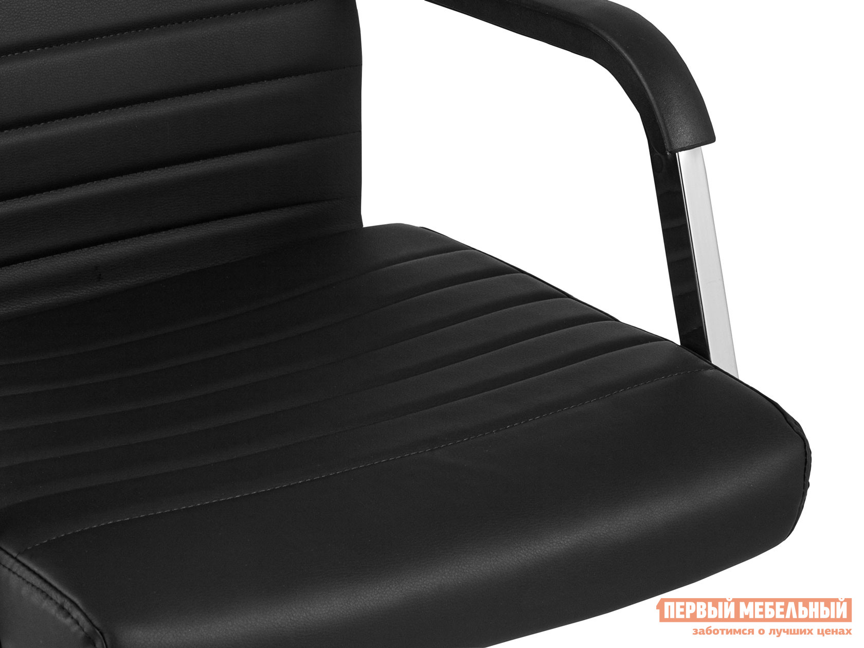 Офисное кресло  TopChairs Unit Черный, экокожа от Первый Мебельный
