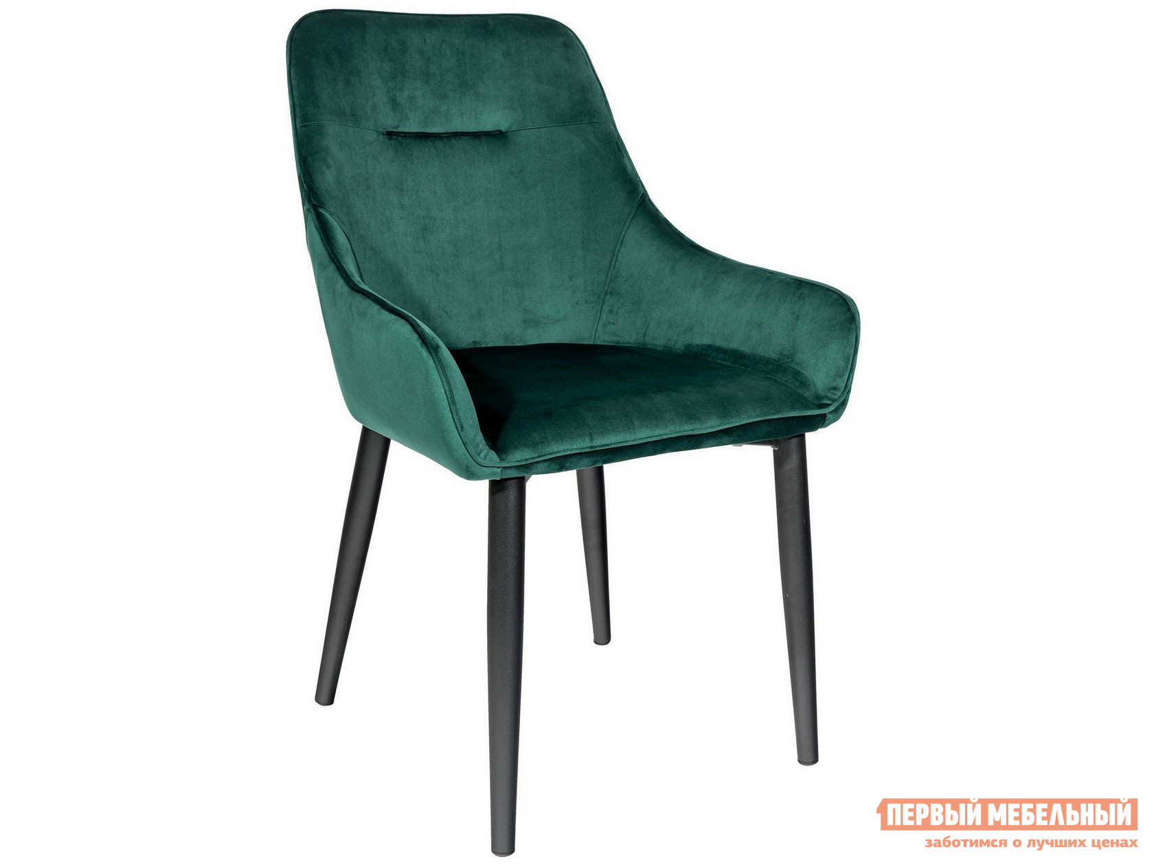 Стул Диана MC101-2 + MC101-2 LEGS HLR-56 Изумрудный, вельвет / Черный матовый