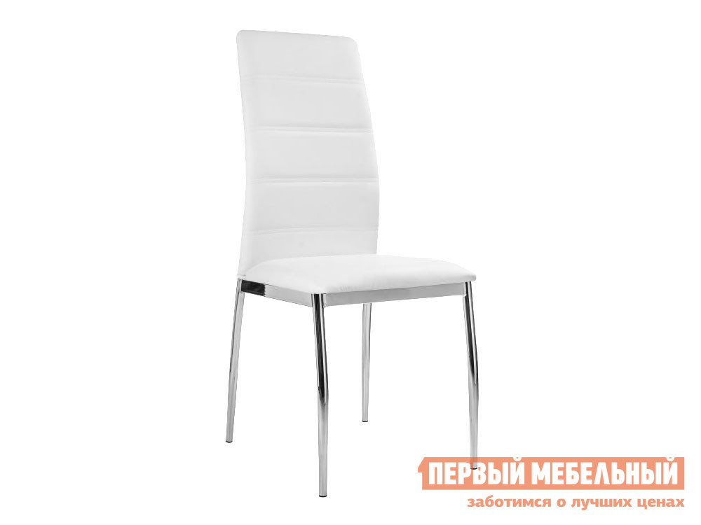 Стул  Okus Белый, иск.кожа / Хром