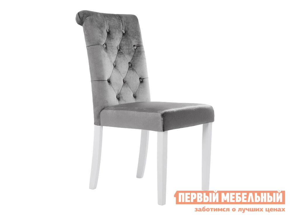 

Стул Амелия Серый, велюр / Белый, Амелия Серый, велюр / Белый