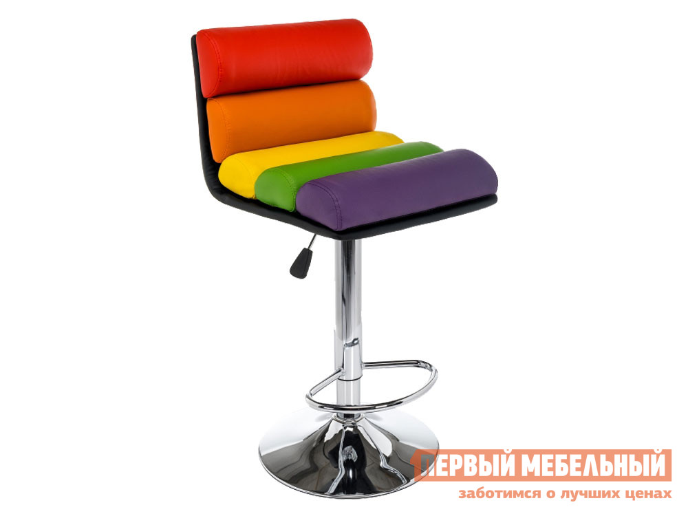 

Барный стул Колор Мультицвет, экокожа / Хром, Колор Мультицвет, экокожа / Хром
