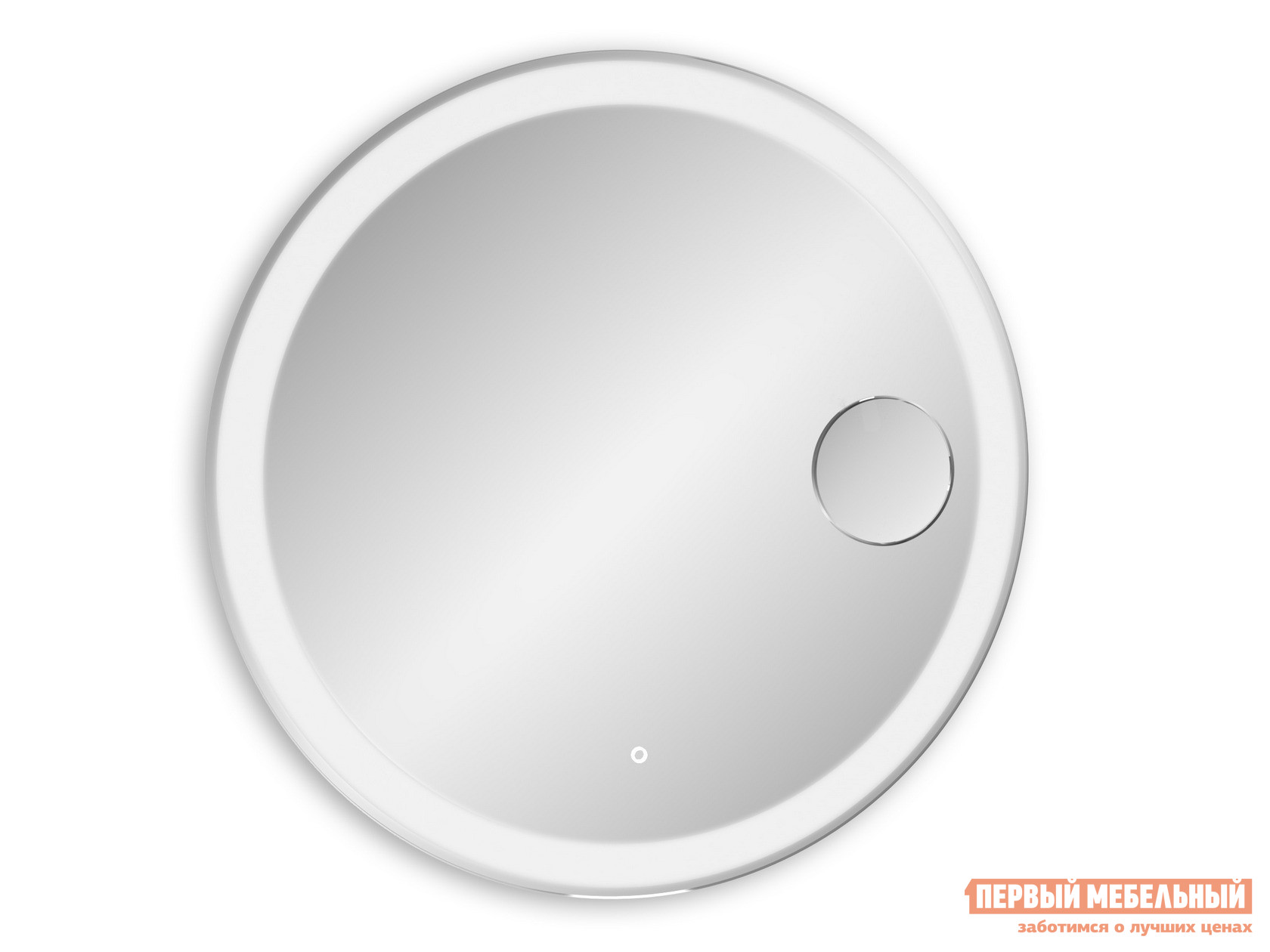 Настенное зеркало  Aroma LED c подсветкой и линзой ЗЛП436 Белый