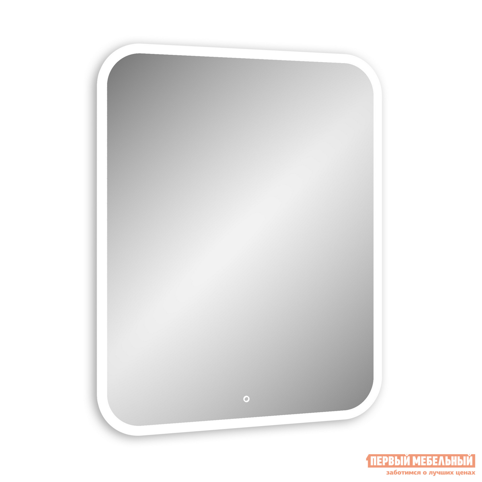 Настенное зеркало  Зеркало ЗЛП140 Glamour LED 600х80 Белый, Без функции антизапотевания
