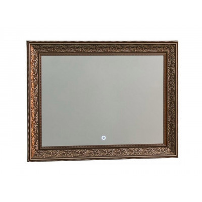 Настенное зеркало  Зеркало ЗЛП31 Prestige LED 830х640 Дуб, С функцией антизапотевания